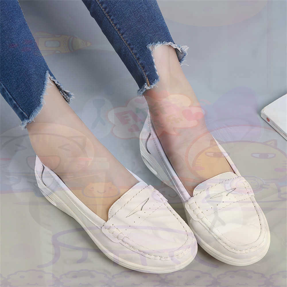 Office Tech Outfits - Soft Slip-on Womens Large Size Shoes