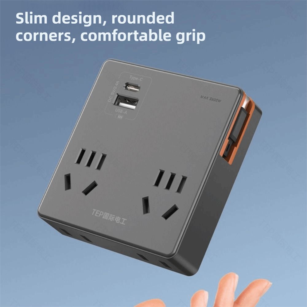 Tech Accessory Flat Plug Power - Office Tech And Space ulasan dan harga