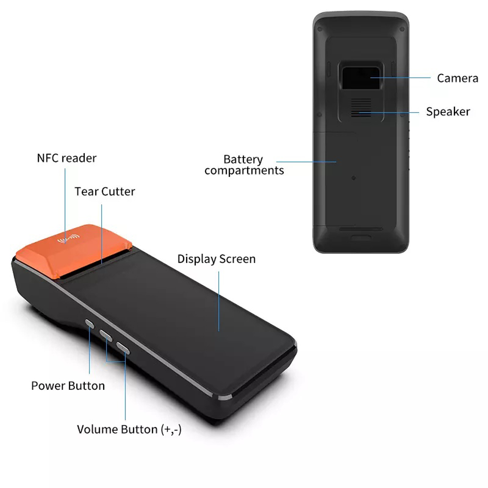 Mobile Billing Pos Machine 3G  - Pos Terminal Android ulasan dan harga