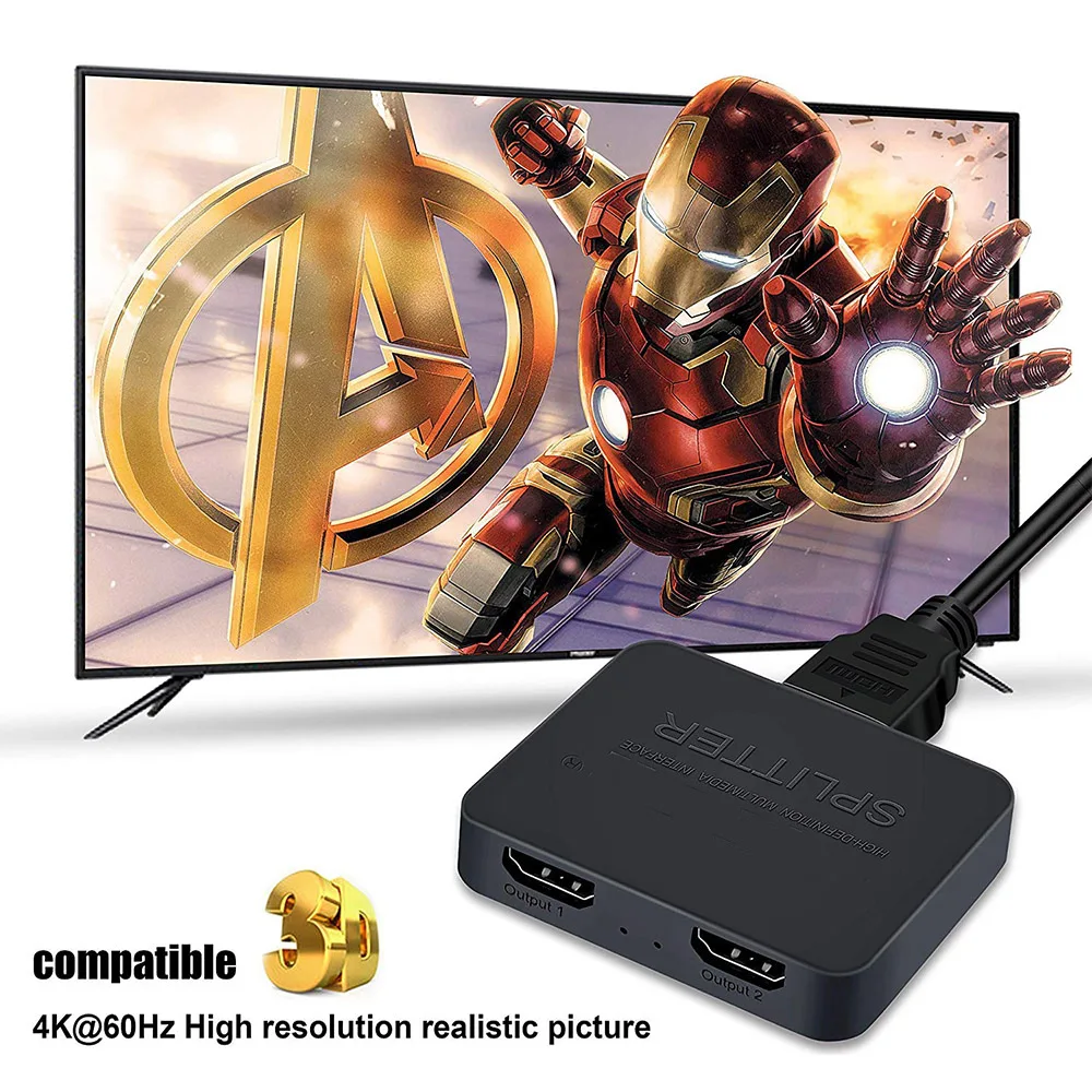 1-in-2-Out 4K Switch Video HDM - Kvm Switch Dual Monitor ulasan dan harga
