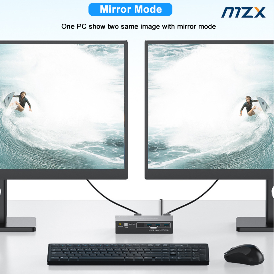 MZX KVM Switch 2 Dual Monitors - Kvm Switch Dual Monitor ulasan dan harga