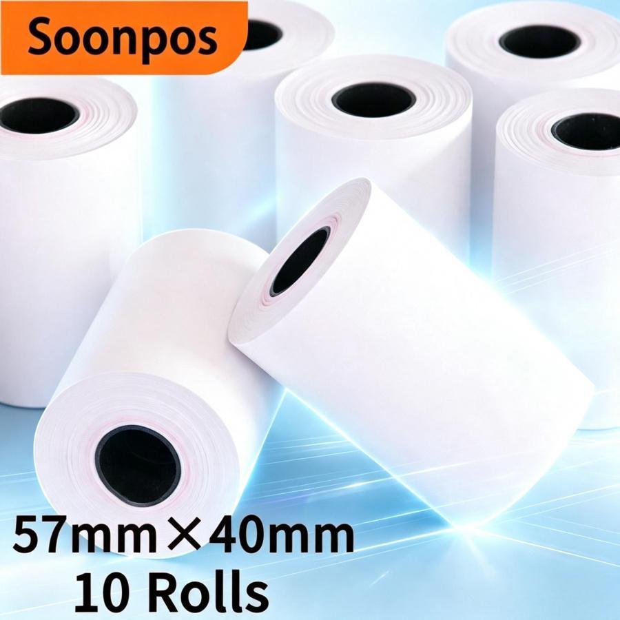 Soonpos 57mm x 40mm Thermal Pa - Pos Terminal Android ulasan dan harga