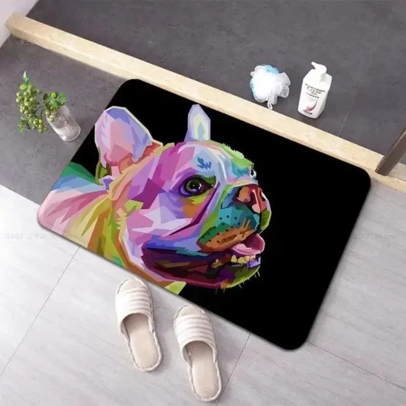 Abstract Topo Doormat Neon Blu - Office Tech And Space ulasan dan harga