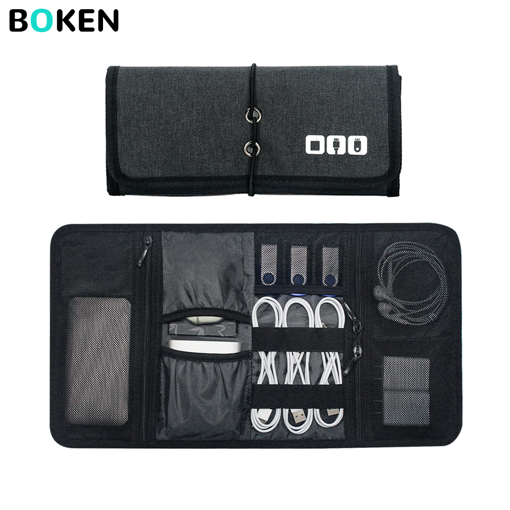 Tech Organizer Bag Cable Stora - Home Office Tech Gadgets ulasan dan harga