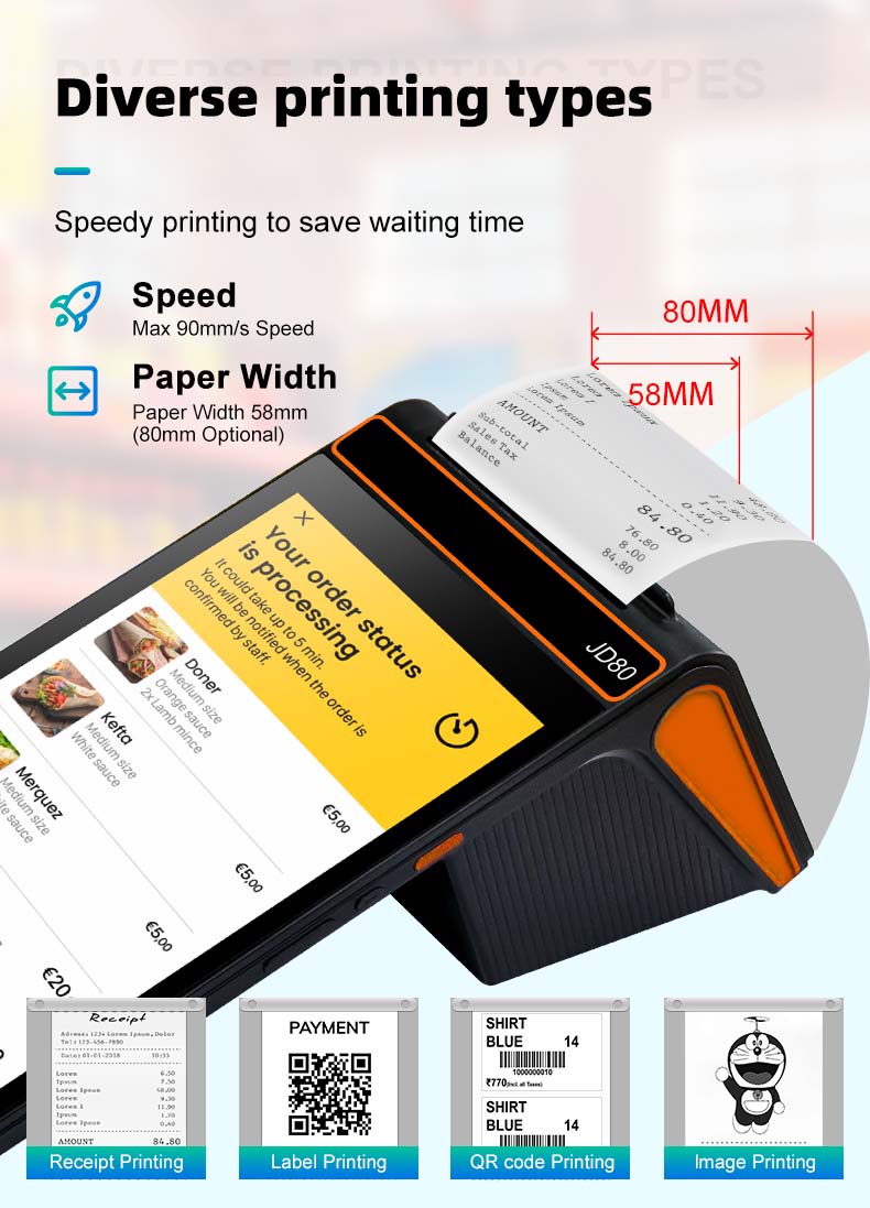 Desktop 8 Inch 3＋16GB Touch Sc - Pos Terminal Android ulasan dan harga