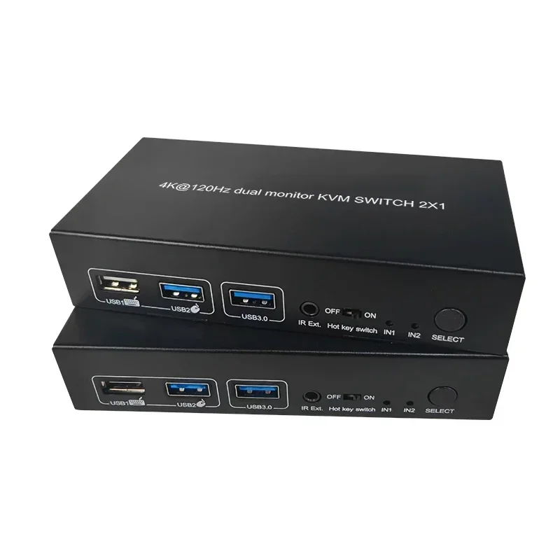 In stock 8K@60Hz 4K@120Hz HDMI - Kvm Switch Dual Monitor ulasan dan harga