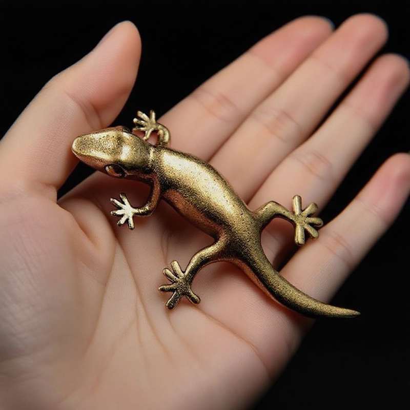 Handmade Bronze Retro Gecko Li - Home Office Tech Gadgets ulasan dan harga